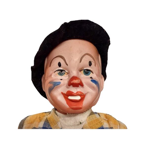 Vintage FECO Tight Rope Unicycle Balancing Circus Clown Toy- Germany - 1950’s - Picture 3 of 3